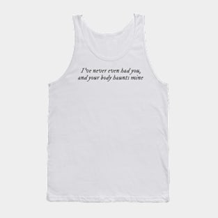 Hook, Line and Sinker quote Tank Top